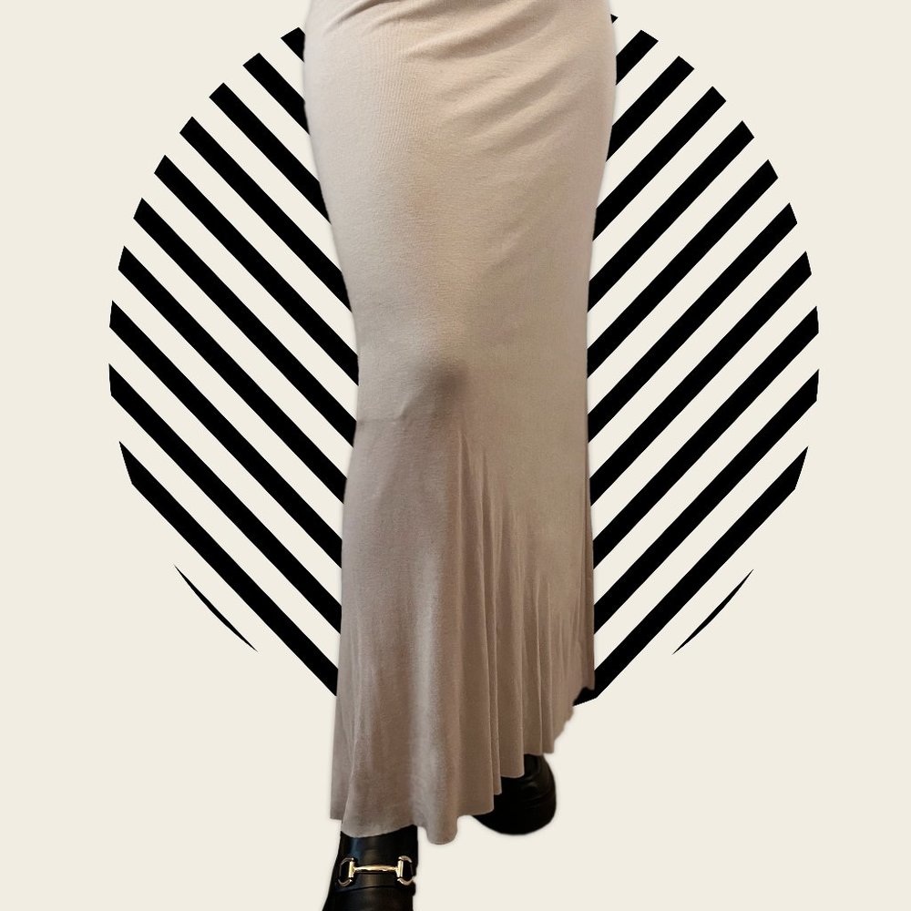Beige Long Skirt - Beautiful People, 100% Tencel - Picture 2 of 8